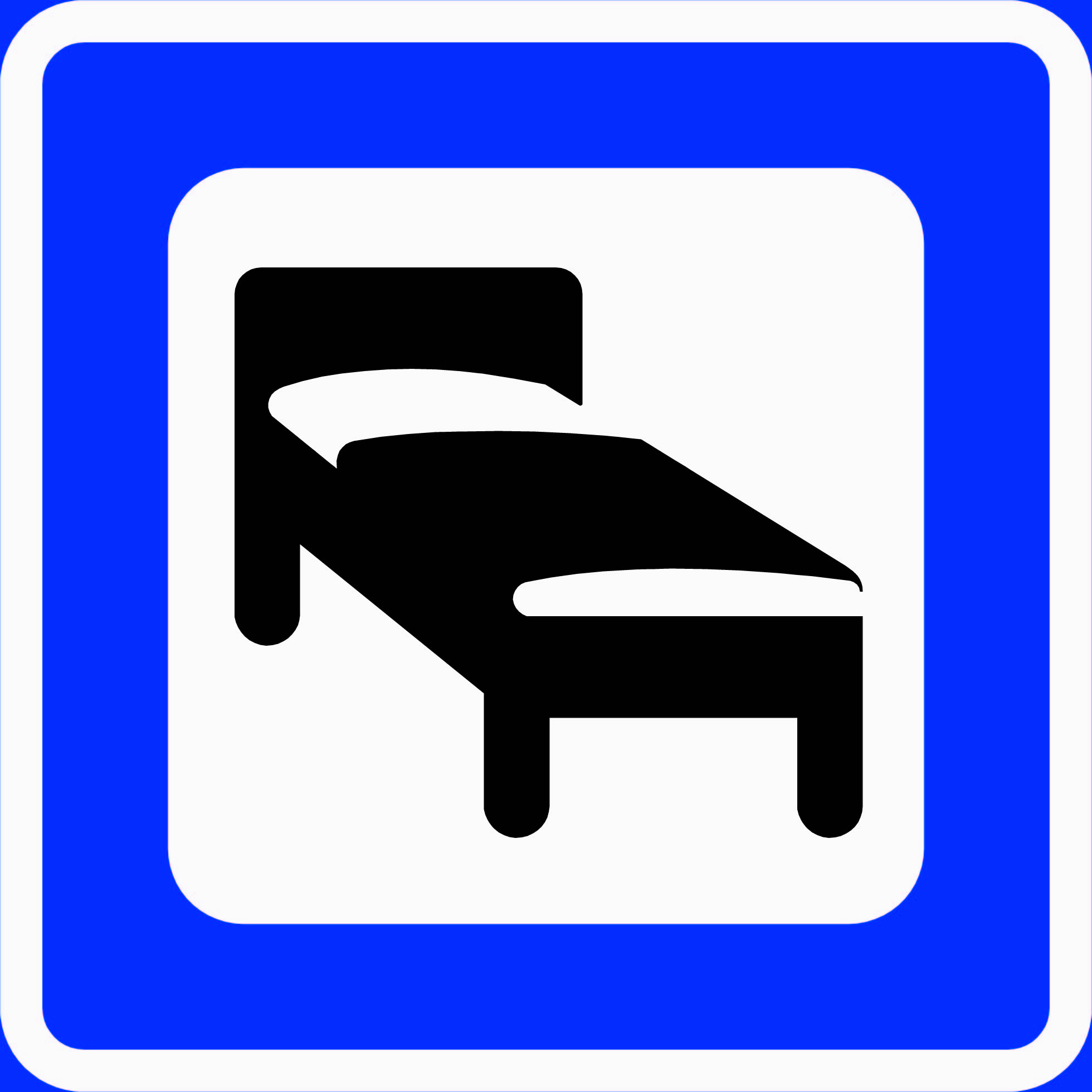 Знак кровать